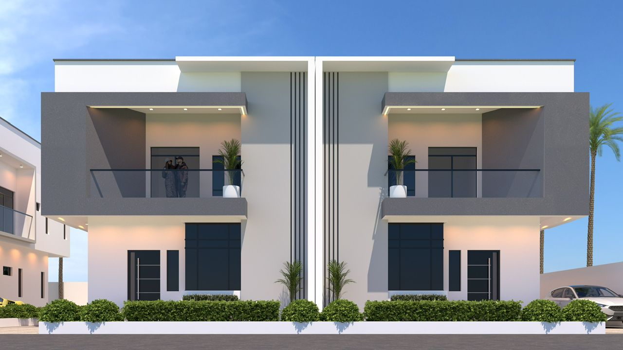 250SQM 4 BEDROOM SEMI- DETACHED DUPLEX 